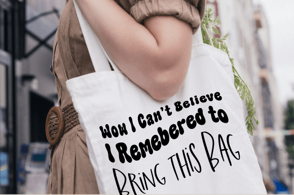 Funny Tote Bag SVG Graphics for Crafts