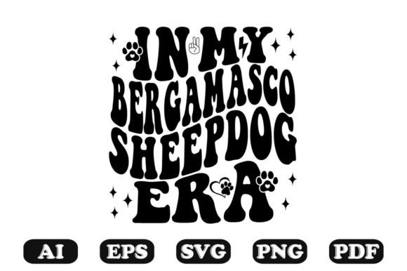 In My Bergamo Sheepdog Era Wavy SVG Graphics