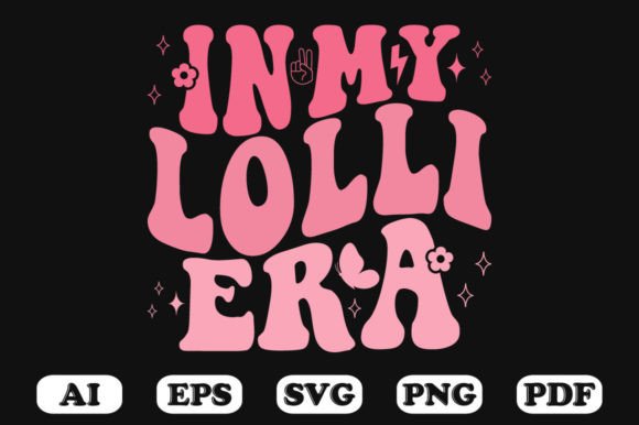 In My Loll Era Retro Wavy SVG for Crafts & Graphics